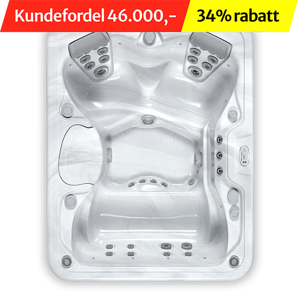 Spabad Mira fra Spatec Massasjebad er et premium spabad for ekte velvære.