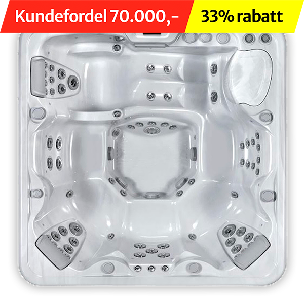 North Spas Sirius massasjebad fra Spatec.